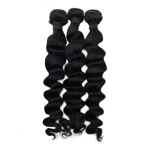 3 Bundle Brazilian Package: Straight, Loose Wave, or Deep Wave
